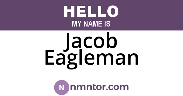 Jacob Eagleman