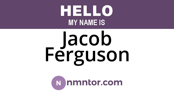 Jacob Ferguson