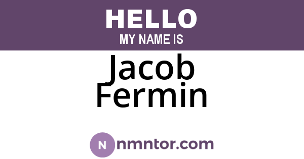 Jacob Fermin