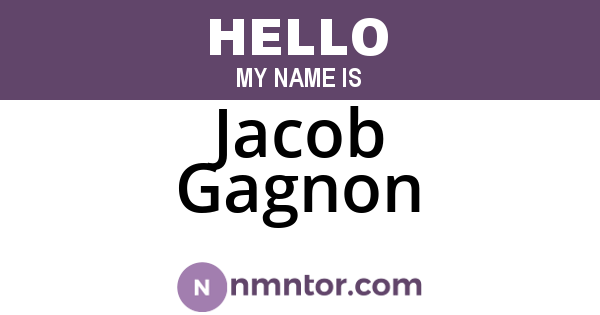 Jacob Gagnon