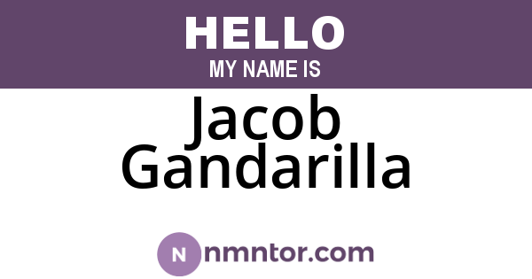 Jacob Gandarilla