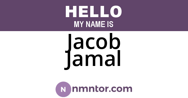 Jacob Jamal