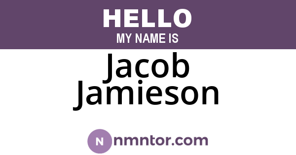 Jacob Jamieson