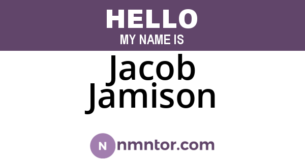 Jacob Jamison