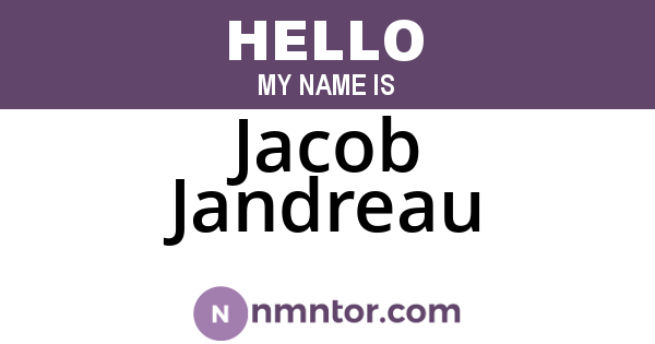 Jacob Jandreau