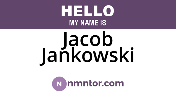 Jacob Jankowski