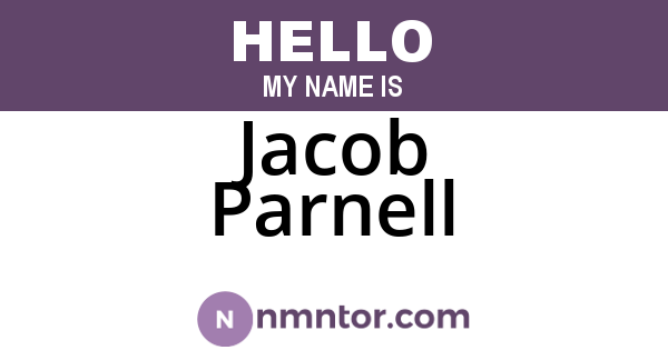 Jacob Parnell