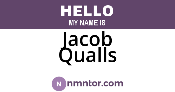 Jacob Qualls