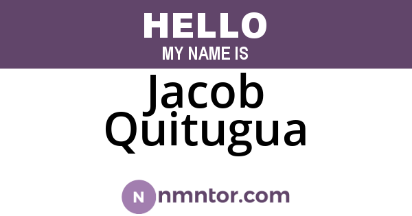 Jacob Quitugua