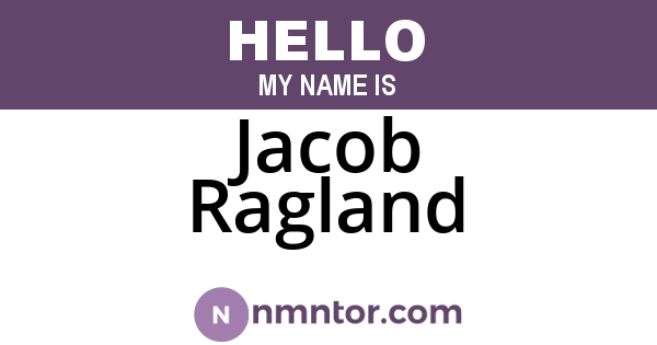 Jacob Ragland
