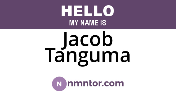 Jacob Tanguma