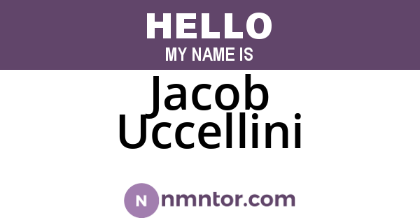 Jacob Uccellini