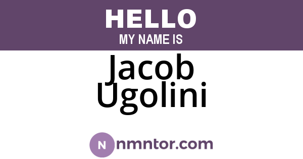 Jacob Ugolini