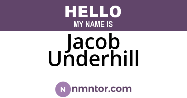 Jacob Underhill