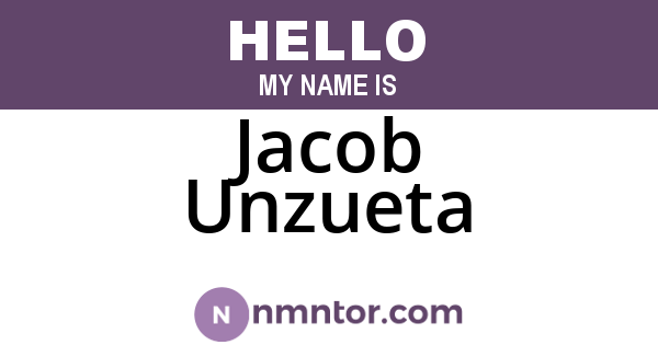 Jacob Unzueta