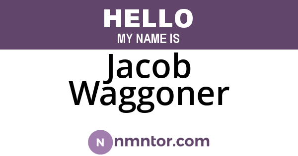 Jacob Waggoner