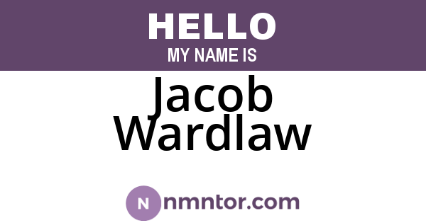 Jacob Wardlaw