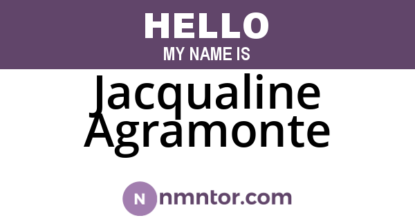 Jacqualine Agramonte