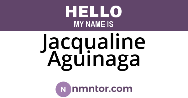 Jacqualine Aguinaga