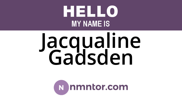 Jacqualine Gadsden