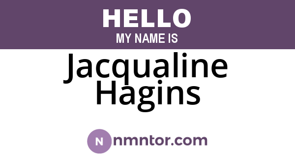 Jacqualine Hagins