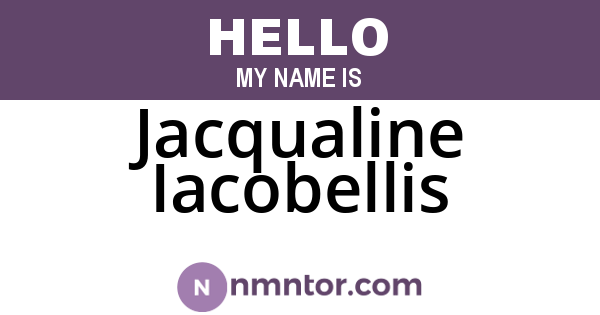 Jacqualine Iacobellis