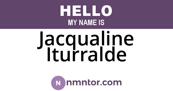 Jacqualine Iturralde