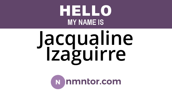 Jacqualine Izaguirre