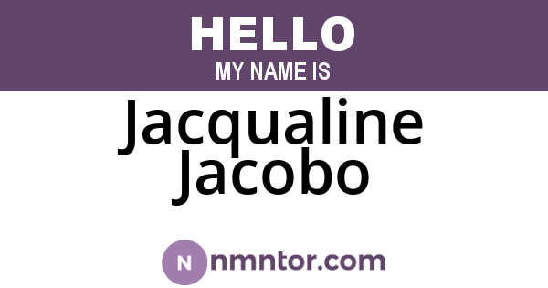 Jacqualine Jacobo