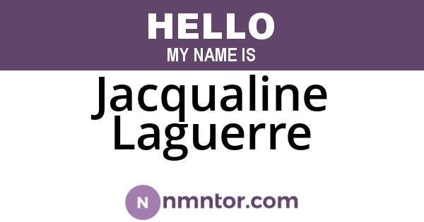 Jacqualine Laguerre