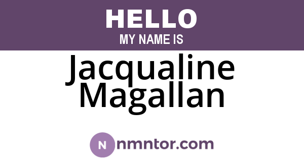 Jacqualine Magallan