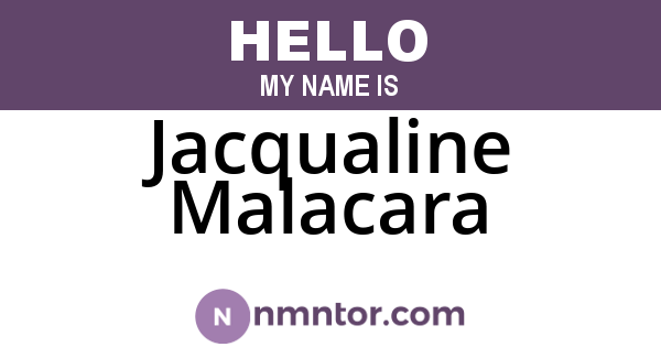 Jacqualine Malacara