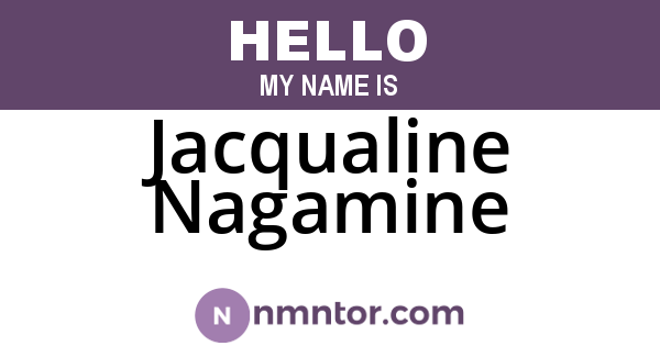 Jacqualine Nagamine