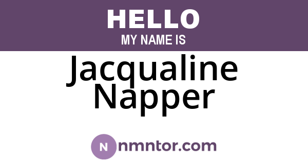 Jacqualine Napper