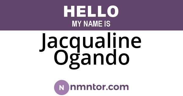 Jacqualine Ogando