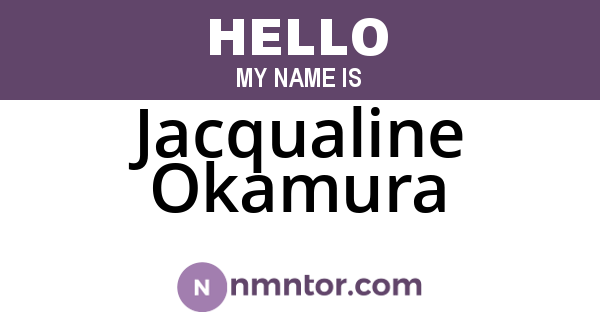 Jacqualine Okamura