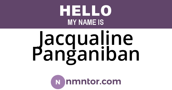 Jacqualine Panganiban