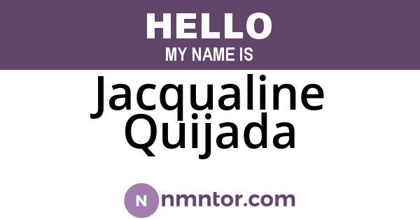 Jacqualine Quijada