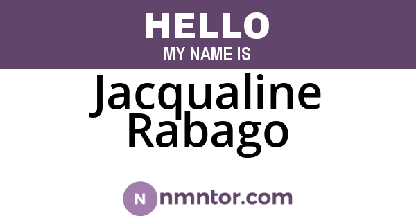Jacqualine Rabago