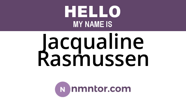 Jacqualine Rasmussen