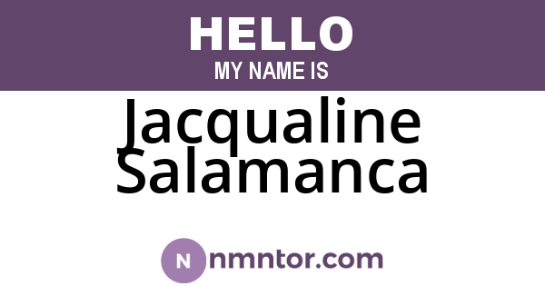 Jacqualine Salamanca