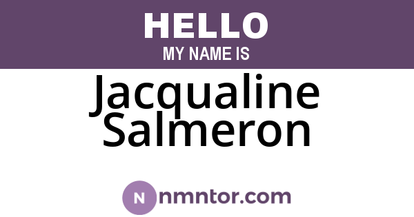 Jacqualine Salmeron