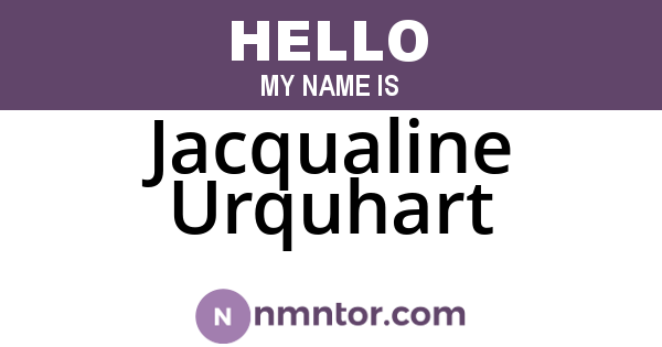 Jacqualine Urquhart