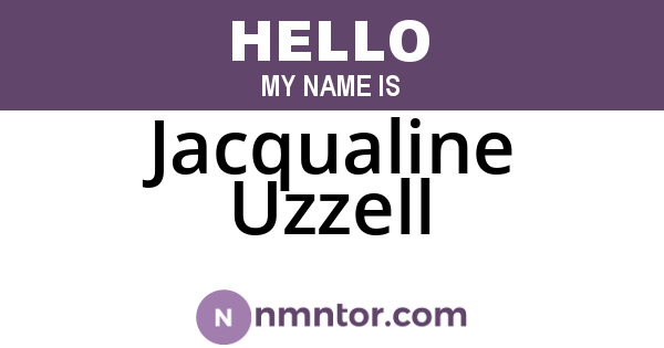 Jacqualine Uzzell