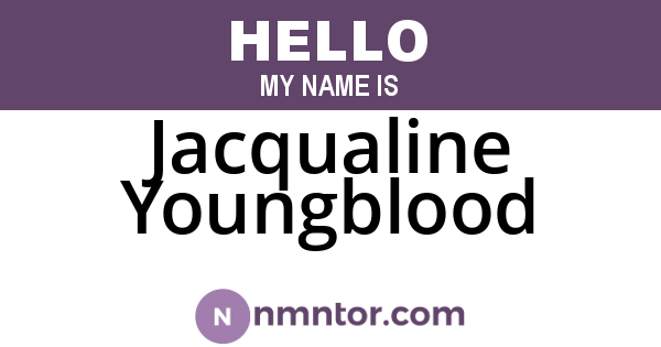 Jacqualine Youngblood
