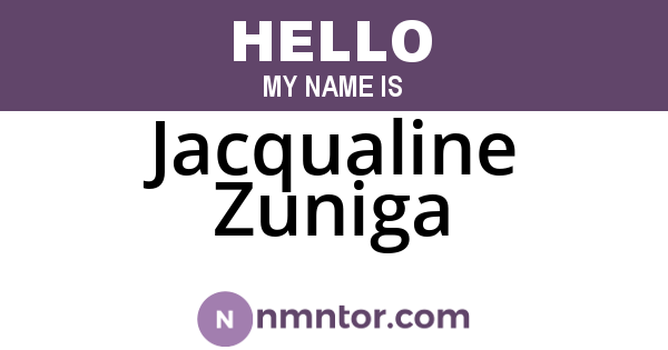 Jacqualine Zuniga