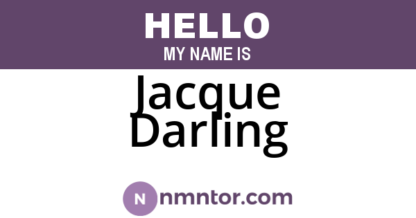 Jacque Darling