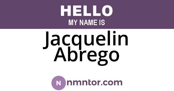 Jacquelin Abrego