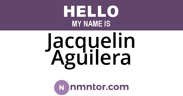 Jacquelin Aguilera