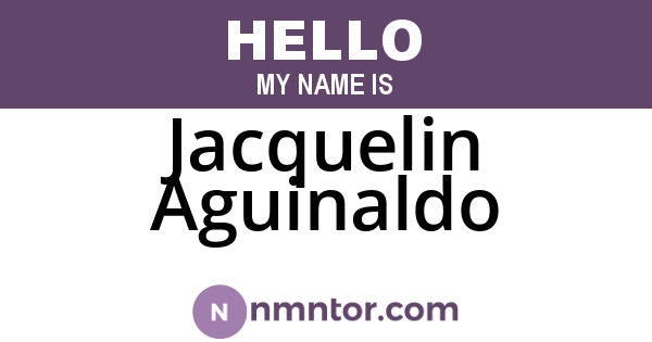 Jacquelin Aguinaldo